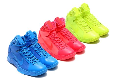 neon color sneakers